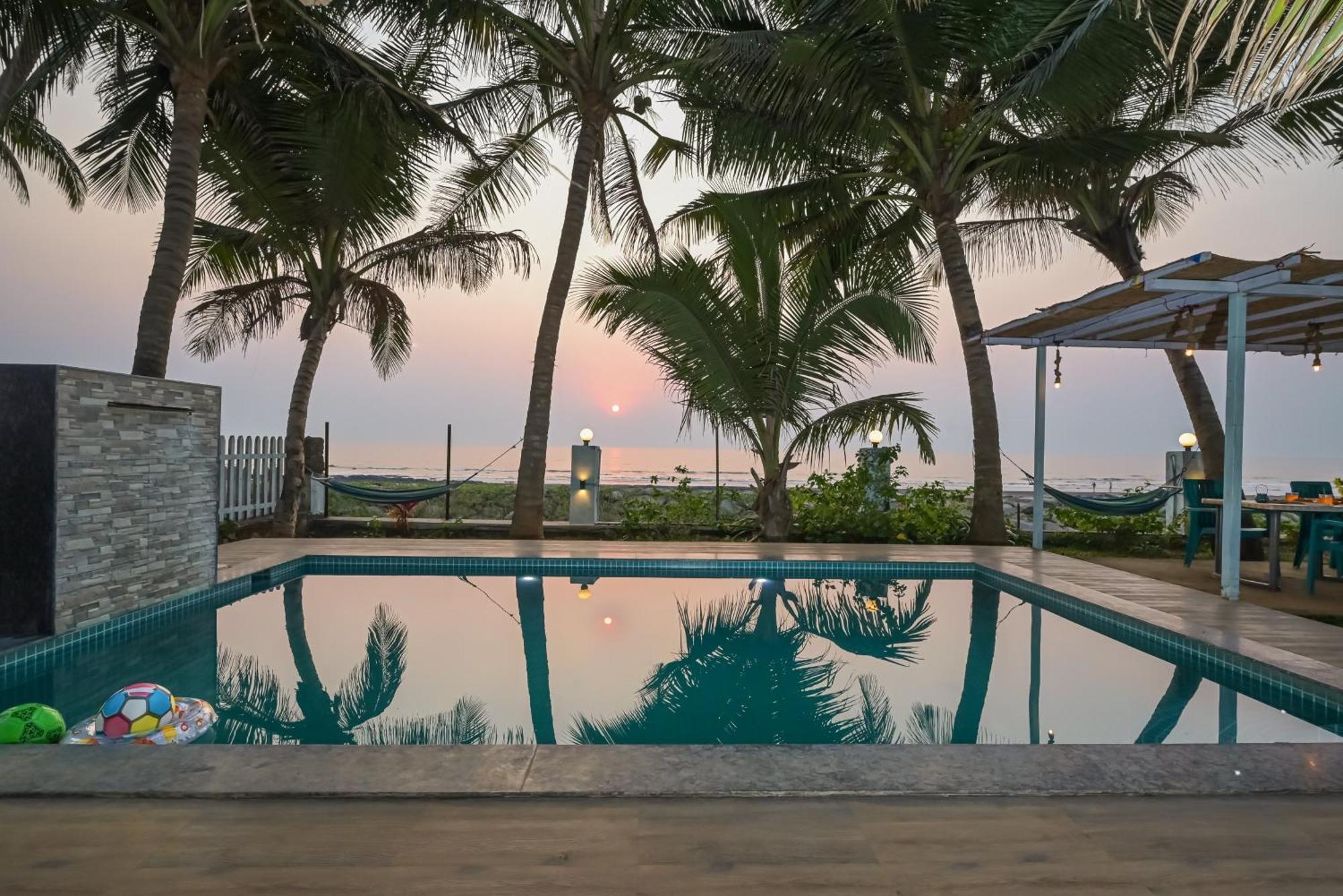 En Ocean Infinity Pool Villa Overlooking Sea ,Beach Touch 阿里巴格 外观 照片