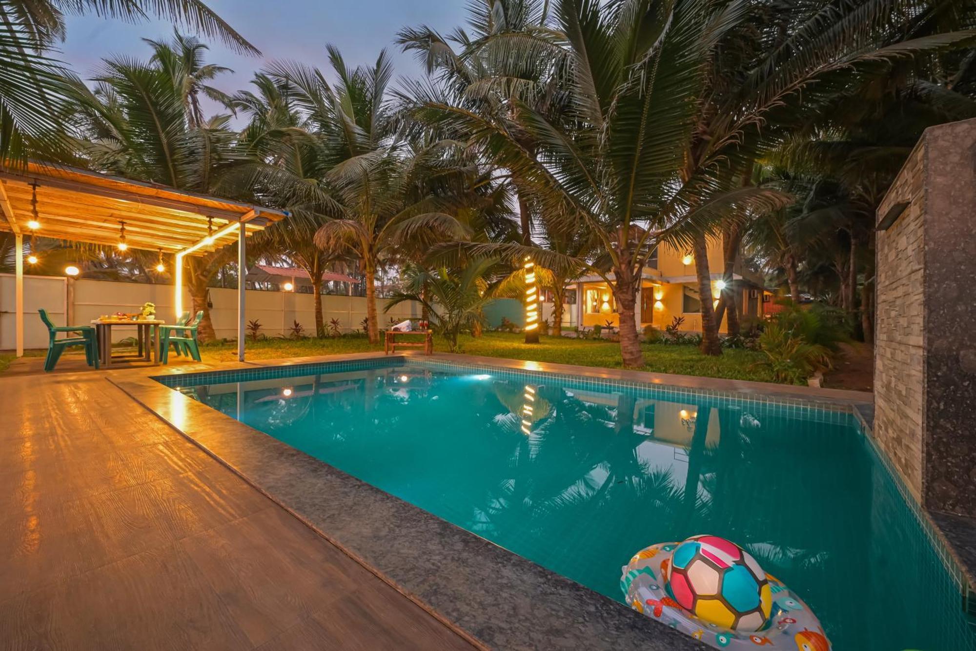 En Ocean Infinity Pool Villa Overlooking Sea ,Beach Touch 阿里巴格 外观 照片