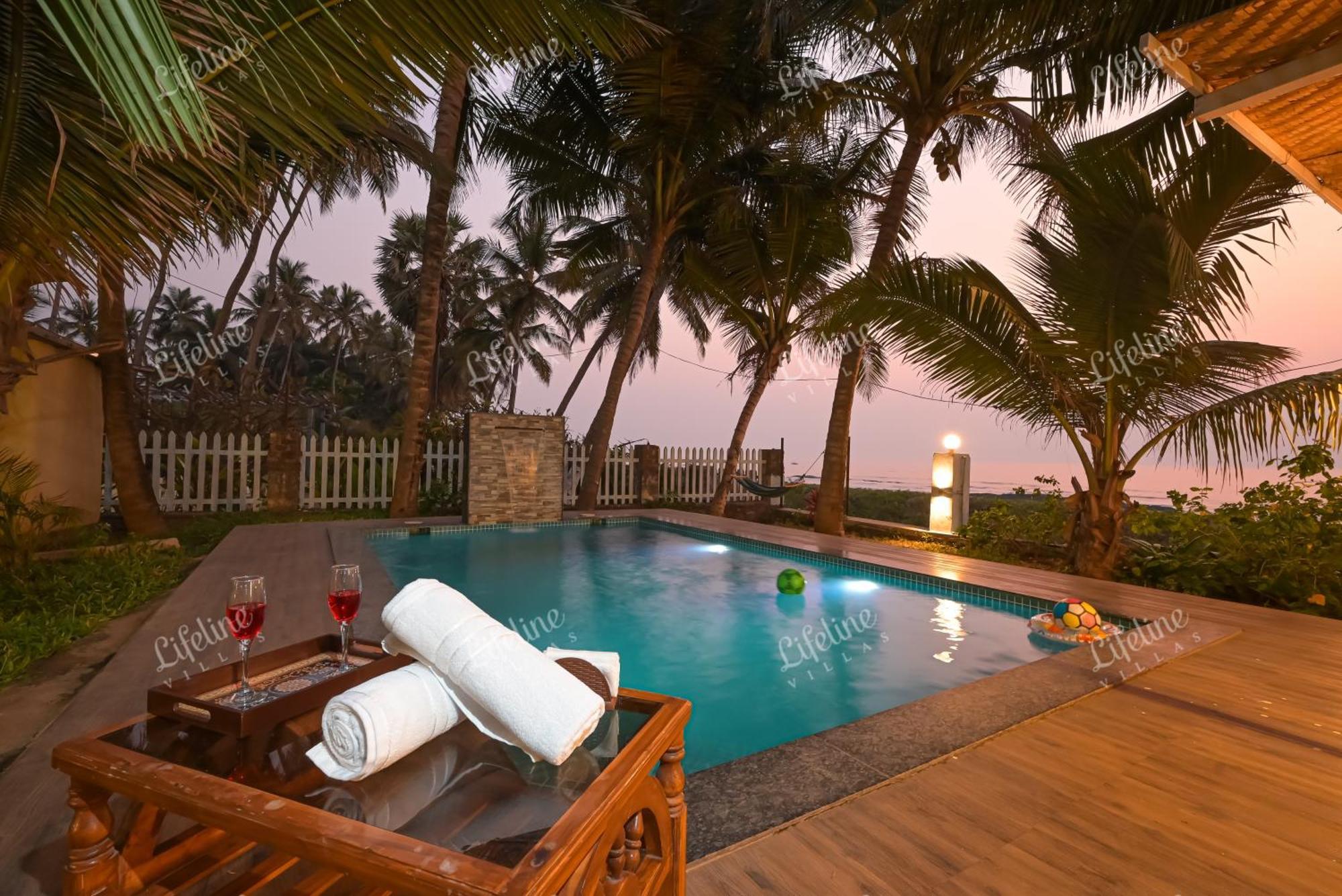 En Ocean Infinity Pool Villa Overlooking Sea ,Beach Touch 阿里巴格 外观 照片