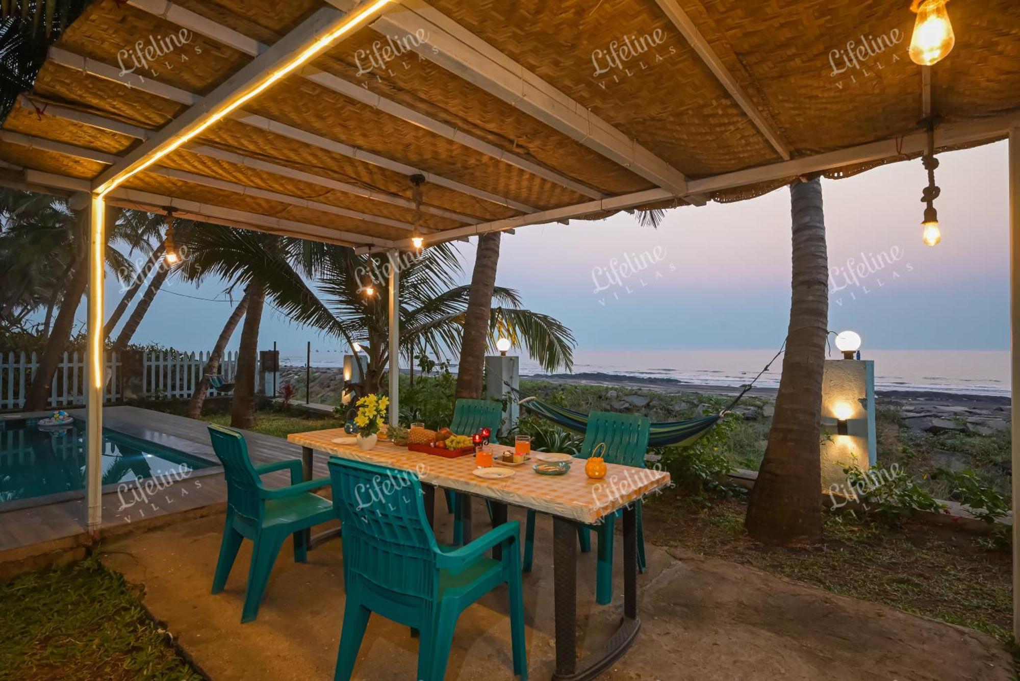 En Ocean Infinity Pool Villa Overlooking Sea ,Beach Touch 阿里巴格 外观 照片