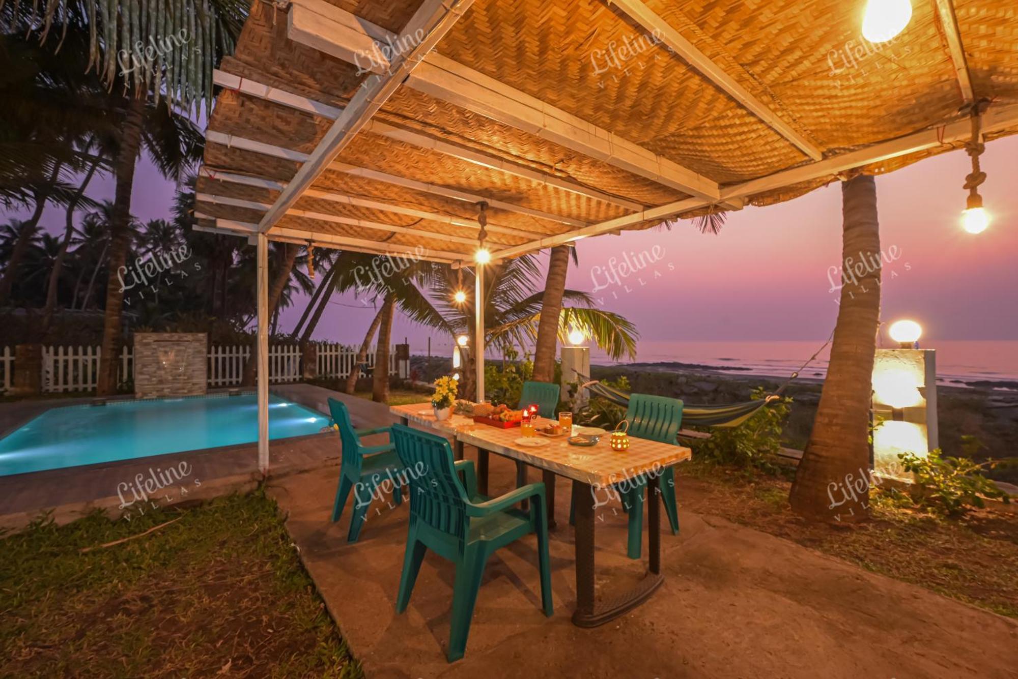 En Ocean Infinity Pool Villa Overlooking Sea ,Beach Touch 阿里巴格 外观 照片